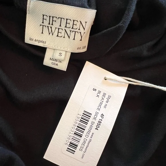 NWT Fifteen Twenty BEATRICE SIDE-SHIRRED MAXI DRESS Size S - Picture 4 of 4